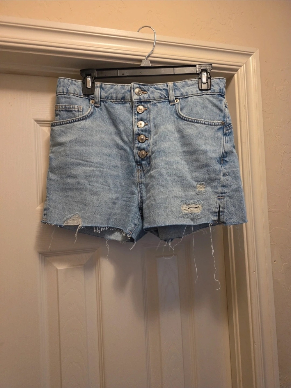We The Free Angelika High Rise Denim Shorts